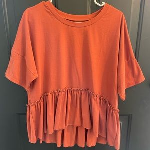 Shein Babydoll Peplum Top